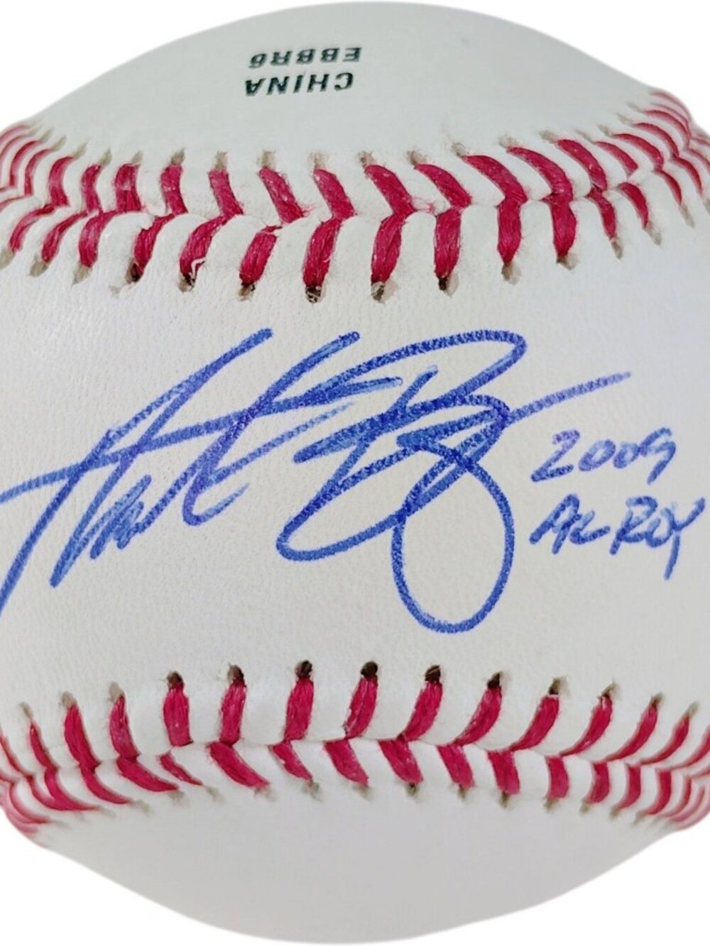 Andrew Bailey Autographed Baseball Oakland Athletics 2009 AL ROY COA